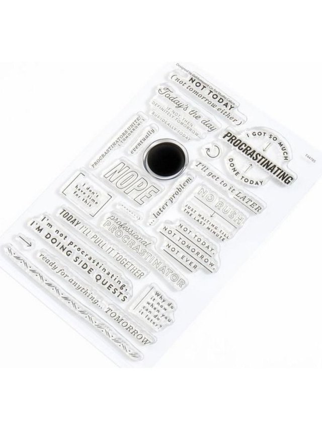 Stamp Set : 4×6 Procrastinator , 2 of 3