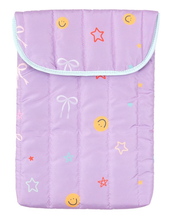 Smiley Faces & Coquette Bows Laptop Sleeve, 1 of 7