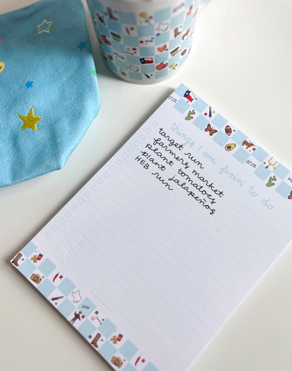 Texas Western Checkerboard Notepad, 3 of 3