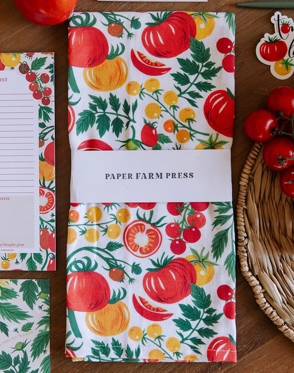 Tomato Vine Tea Towel, 3 of 6