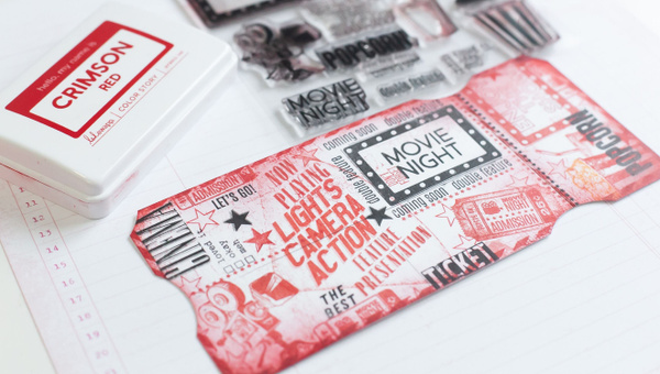 Stamp Set : 6×8 Movie Night, 4 of 4