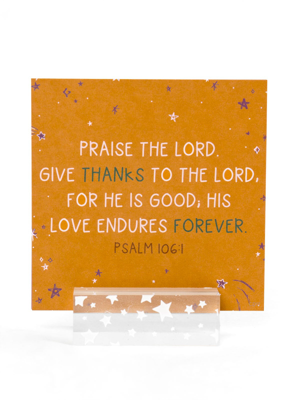Verse for Gratitude – Bible Verse Card Set + Display Stand, 3 of 6