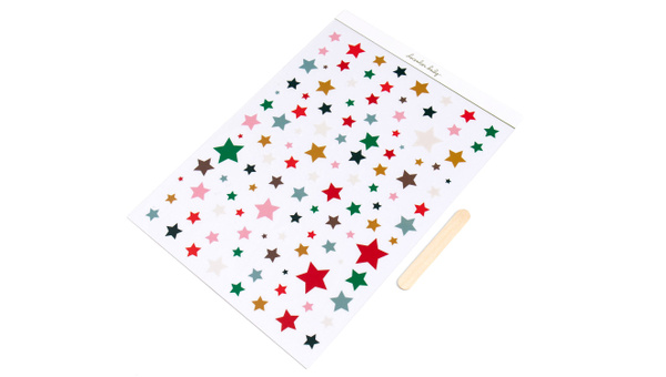 December Daily® 2026 6×8 Star Rub-Ons, 2 of 2