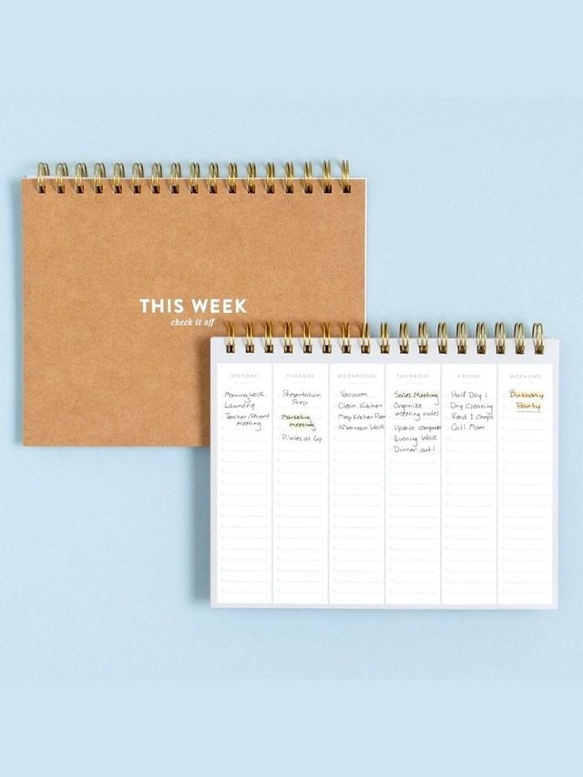 Undated Spiral Weekly Planner, 4 of 4
