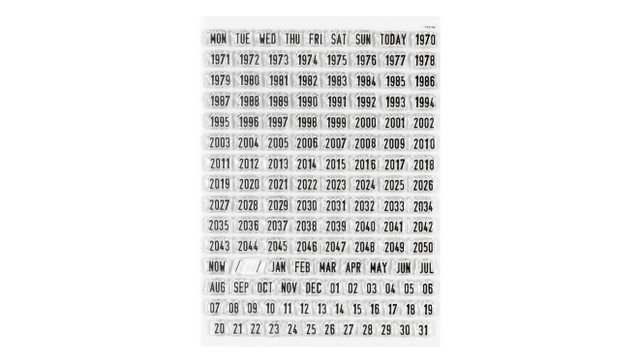 Year By Year 6×8 Stamp Set , 1 of 2