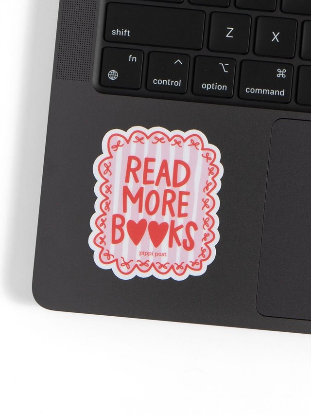 Read More Books Bows & Hearts Decal Sticker, 3 of 3