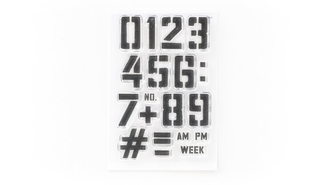 Numbers Are Awesome #11 4×6 Stamp Set, 1 of 2