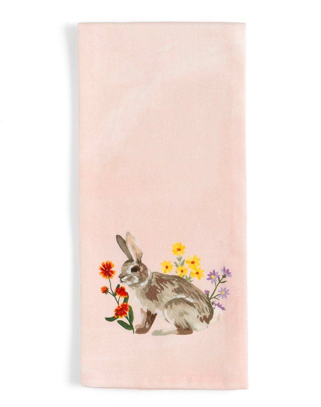 Wildflower Bunny Kitchen Towel, 5 of 5