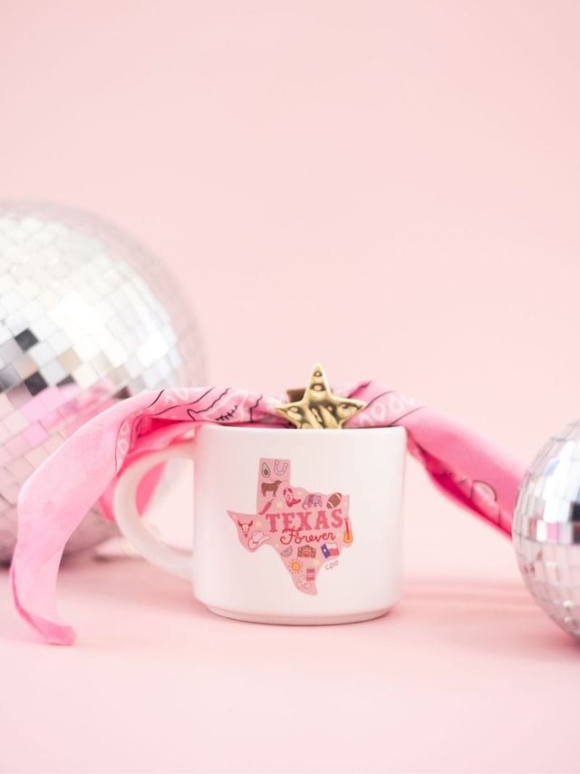 Texas Forever Western Icons Large Ceramic Mug, 2 of 2