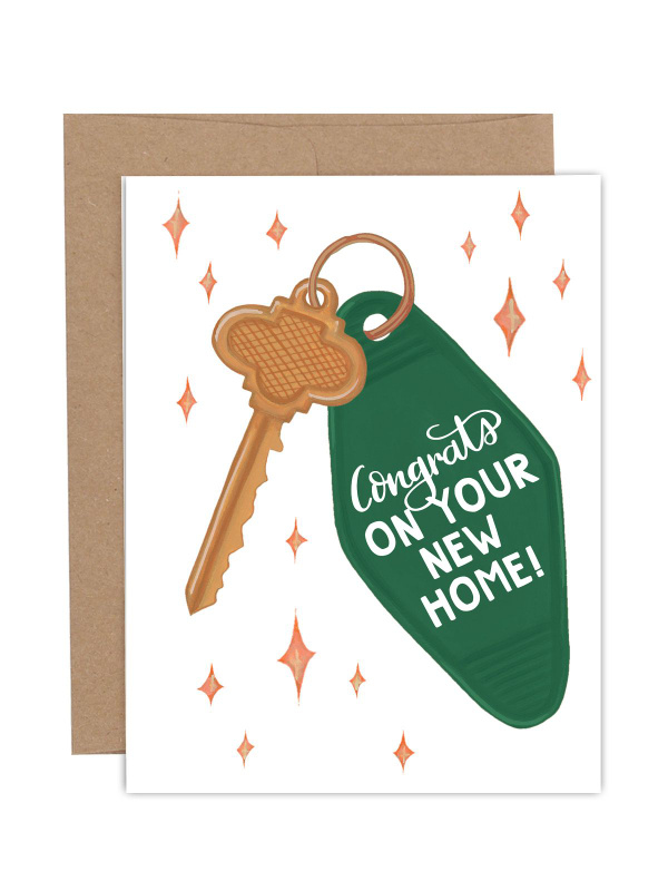 Congrats on Your New Home Greeting Card, 1 of 1