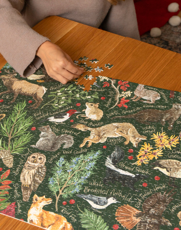Winter Flora & Fauna - 1,000 Piece Jigsaw Puzzle, 5 of 7