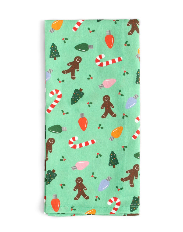 Gingerbread Tea Towel, 2 of 2