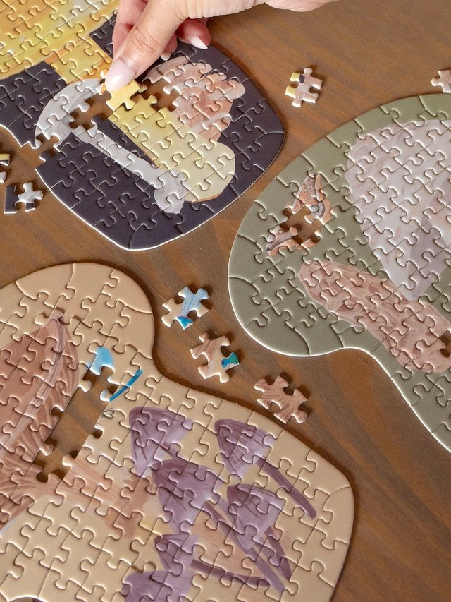 Midnight Flora & Fauna - 100 Piece Mini Jigsaw Puzzles - Set of 3, 4 of 8