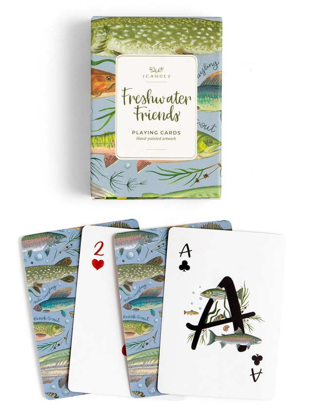 Freshwater Fish Deck of Playing Cards, 1 of 3