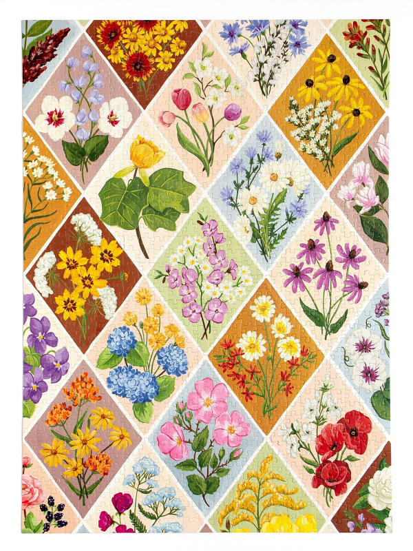Vintage Blooms - 1,000 Piece Floral Jigsaw Puzzle, 9 of 9