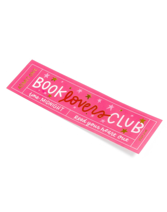Book Lovers Club Transparent Bookmark, 3 of 3