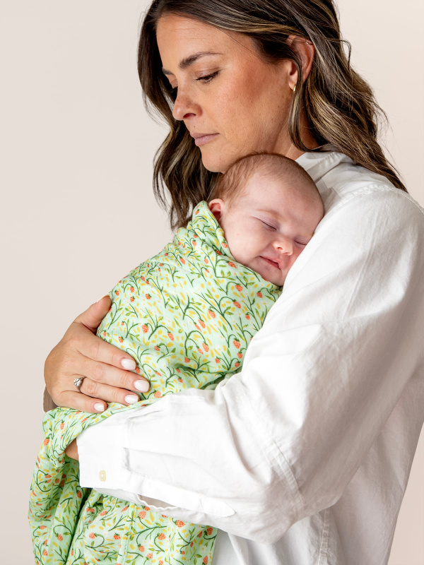Strawberry Meadow Baby Swaddle, 2 of 5