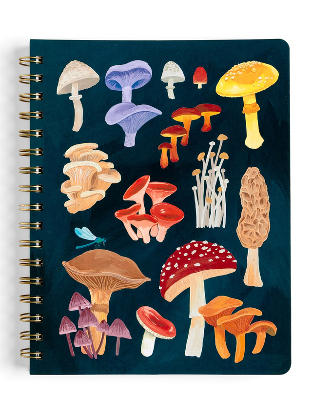Forest Floor Mushrooms Spiral Notebook, 2 of 4