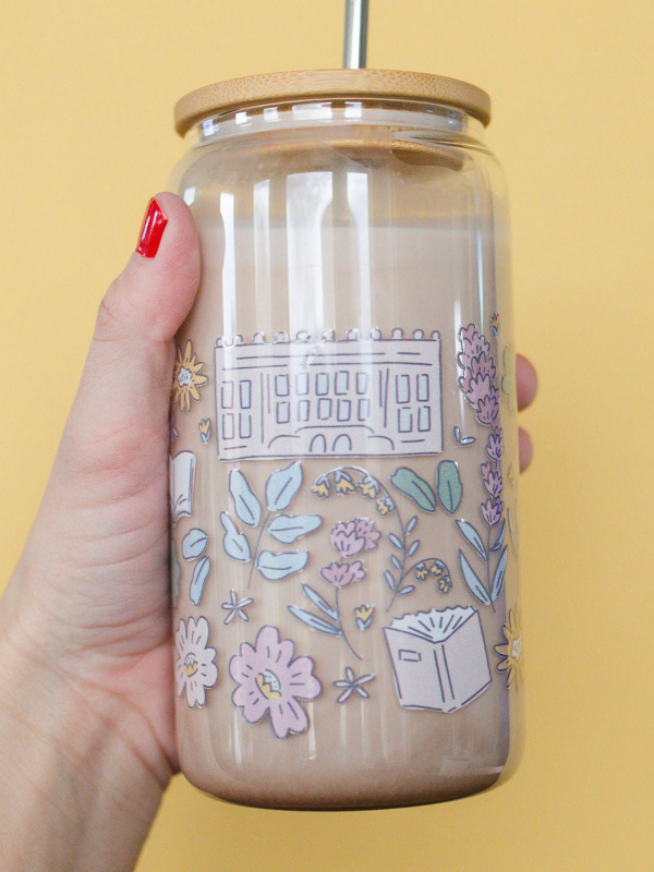 Pride and Prejudice Glass Can, 2 of 3