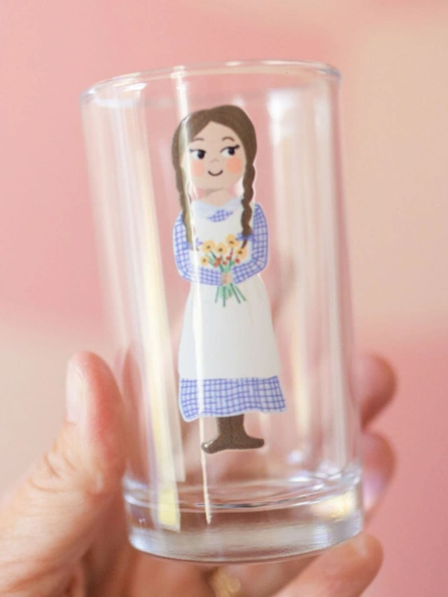 Little House on the Prairie Laura Ingalls Mini Juice Glass, 1 of 2