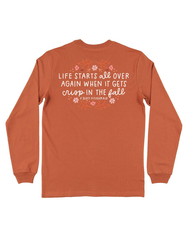 Life Starts in the Fall Long-Sleeve Tee - Yam, 3 of 4