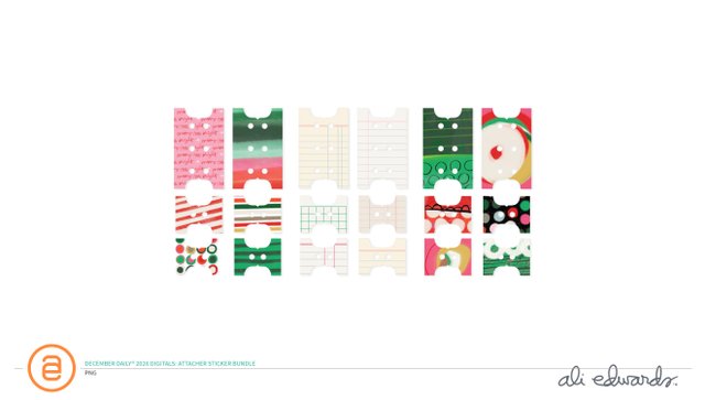December Daily® 2026 Digital Attacher Sticker Bundle, 1 of 1