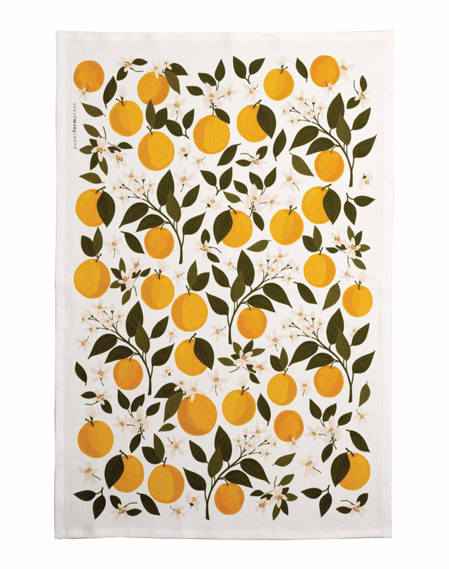 Orange Orchard Tea Towel, 2 of 5