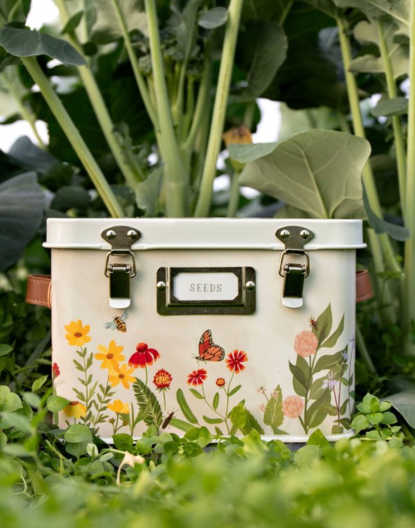 Wildflower Botanicals Tin Seed Storage Box, 3 of 5