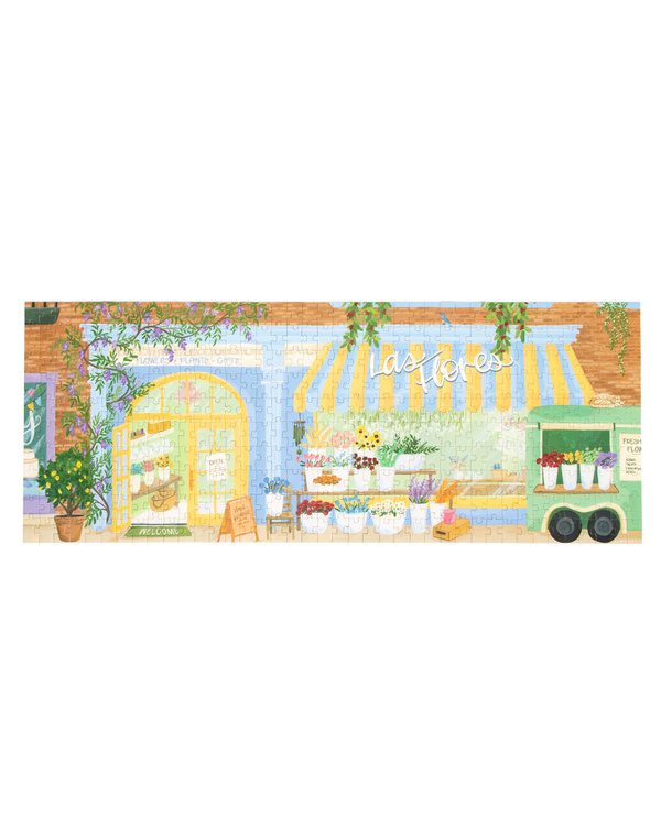 Flower Shop - 400 Piece Panoramic Jigsaw Puzzle, 7 of 8