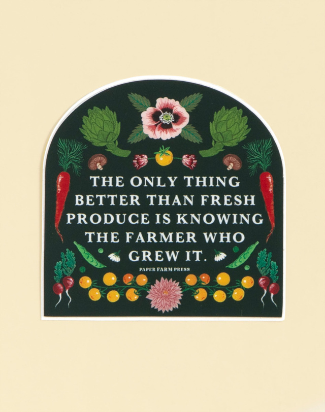 Knowing The Farmer Decal Sticker, 1 of 3