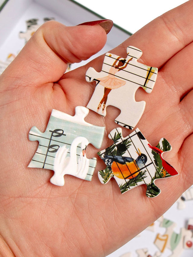 12 Days of Christmas Music - 500 Piece Jigsaw Puzzle, 5 of 6