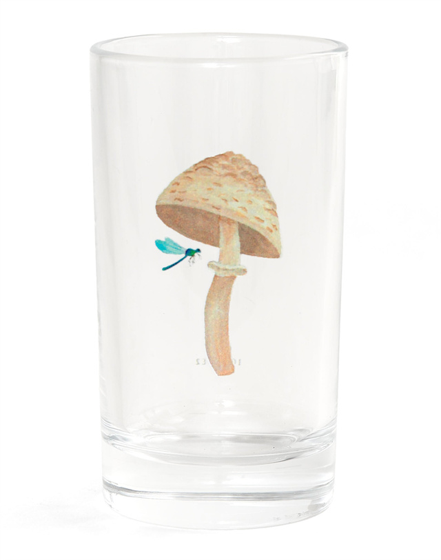 White Mushroom Mini Juice Glass, 2 of 2