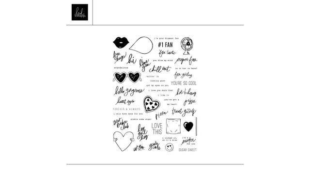 Digital Punny Valentine Stamp Set, 1 of 1