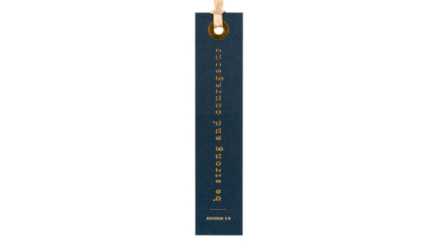 Bookmark - Be Strong And Courageous, 1 of 2