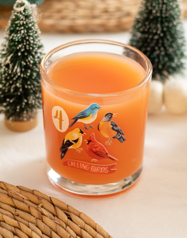 Four Calling Birds 7.5oz Short Juice Glass, 2 of 3