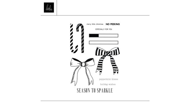 Digital 3×4 Christmas Delivery Stamp Set, 1 of 1