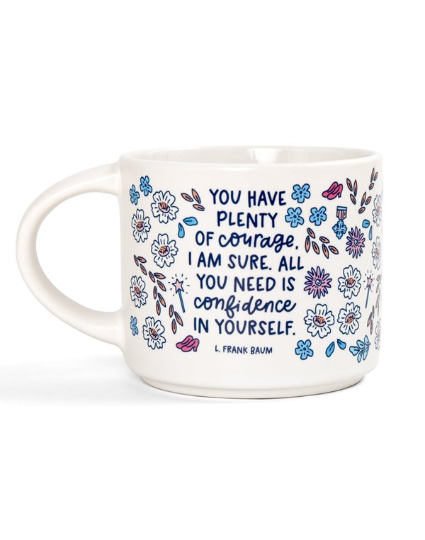 Plenty of Courage Wizard of Oz Large Ceramic Mug, 4 of 4