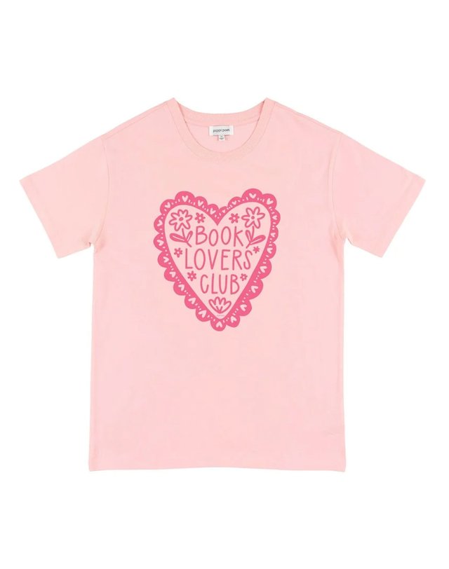 Book Lovers Club Tee - Blossom, 3 of 3