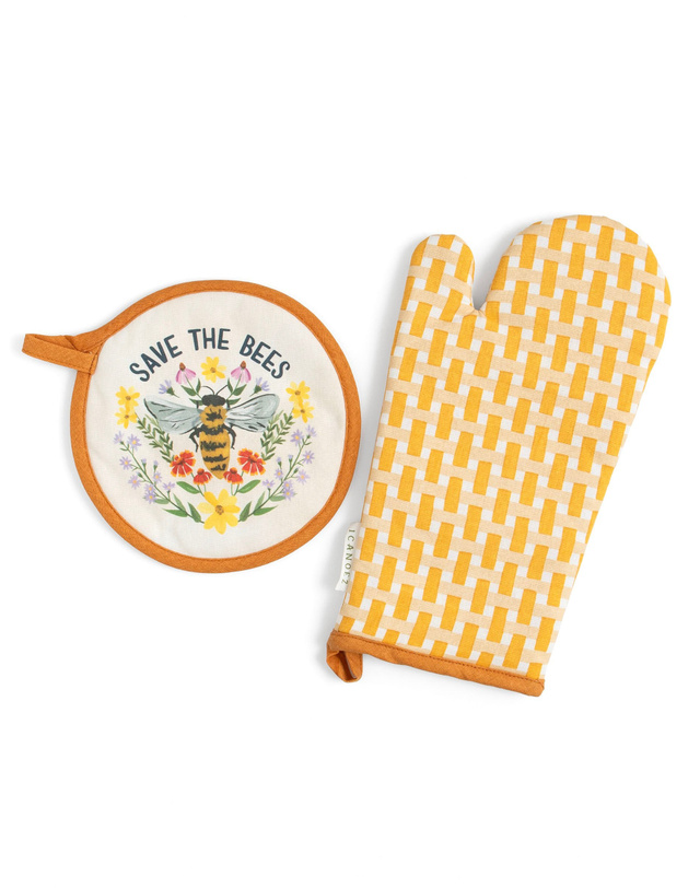 Save The Bees Pot Holder Set, 4 of 4