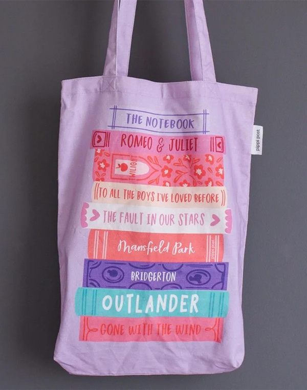 Romance Novels Tote Bag, 1 of 4