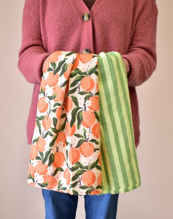 Peaches Kitchen Towel Set, 2 of 3