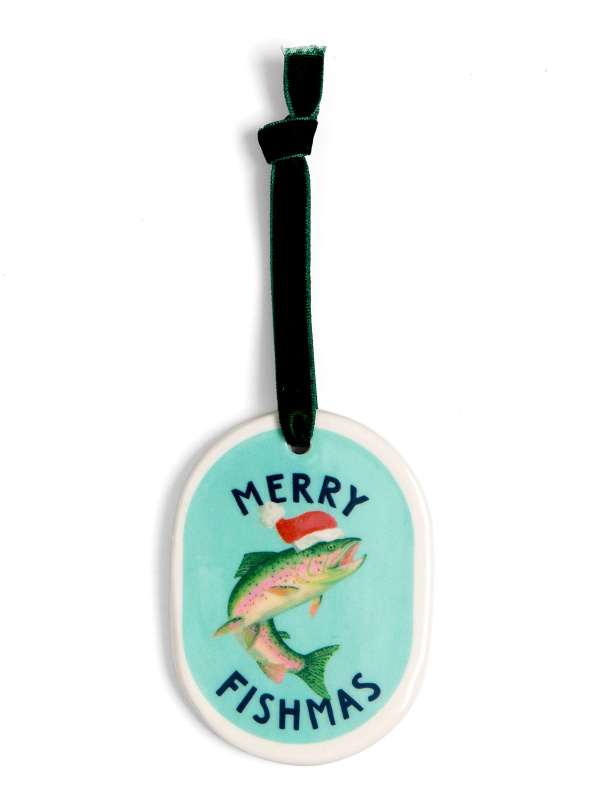 Merry Fishmas Christmas Ornament, 2 of 2