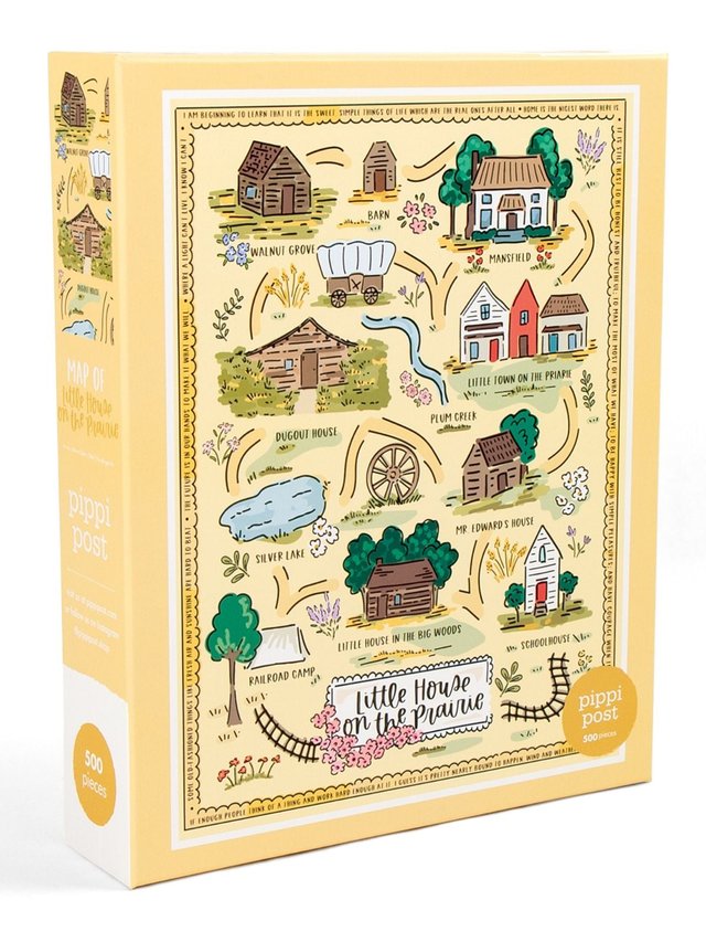 Little House on the Prairie Map - 500 Piece Jigsaw Puzzle, 1 of 8