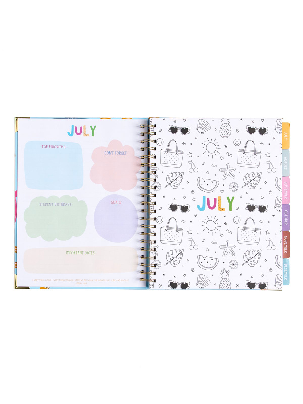 Coquette Bows Teacher Planner : 2026-2027 Academic Year, 6 of 14