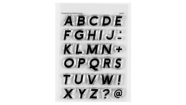 Stamp Set : 3×4 Perry Solid Alpha, 1 of 1