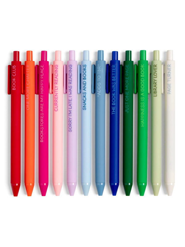 Book Nook Reading Quotes Pen Set of 12, 2 of 3