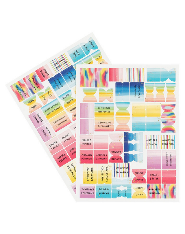 Bible Tabs - Rainbow Patterns, 1 of 3