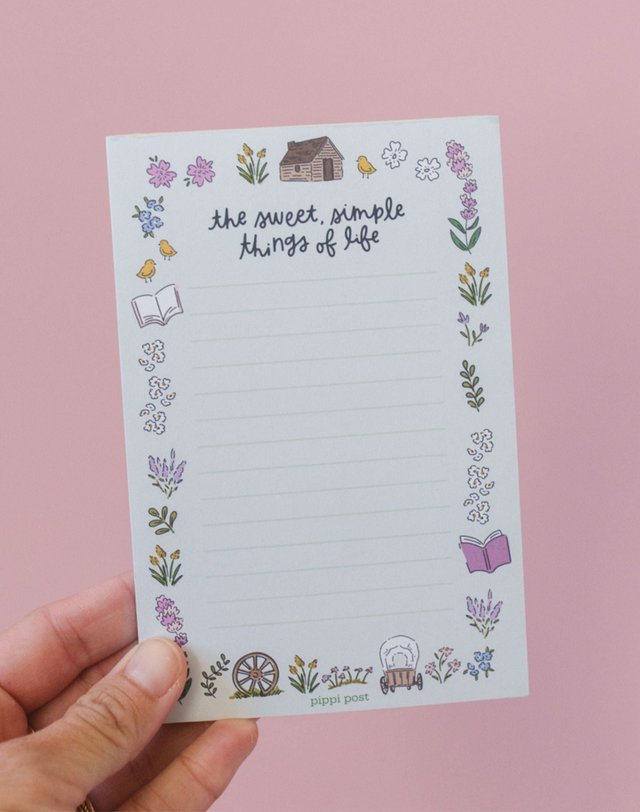 Sweet Simple Things Little House on the Prairie 4×6 Notepad, 1 of 3