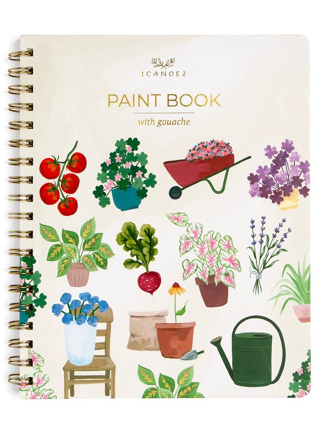Houseplants Learn-To-Paint Gouache Paint Book, 8 of 10
