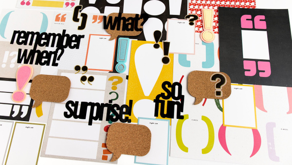 Scrapbook Kit - Punctuation, 2 of 6
